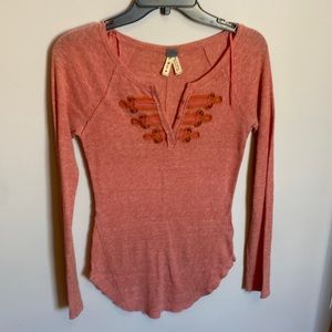 Free People vintage knit top